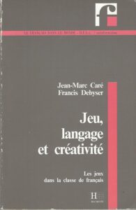 Les auteurs proposent, à côté de jeux verbaux classiques portant sur les sons, les lettres et les mots, de nombreuses activités autour de l'invention littéraire : production "automatique" de textes, de récits et de contes, jeu théâtral et libération du langage au travers de jeux de rôles. Les auteurs proposent, à côté de jeux verbaux classiques portant sur les sons, les lettres et les mots, de nombreuses activités autour de l'invention littéraire : production "automatique" de textes, de récits et de contes, jeu théâtral et libération du langage au travers de jeux de rôles.
