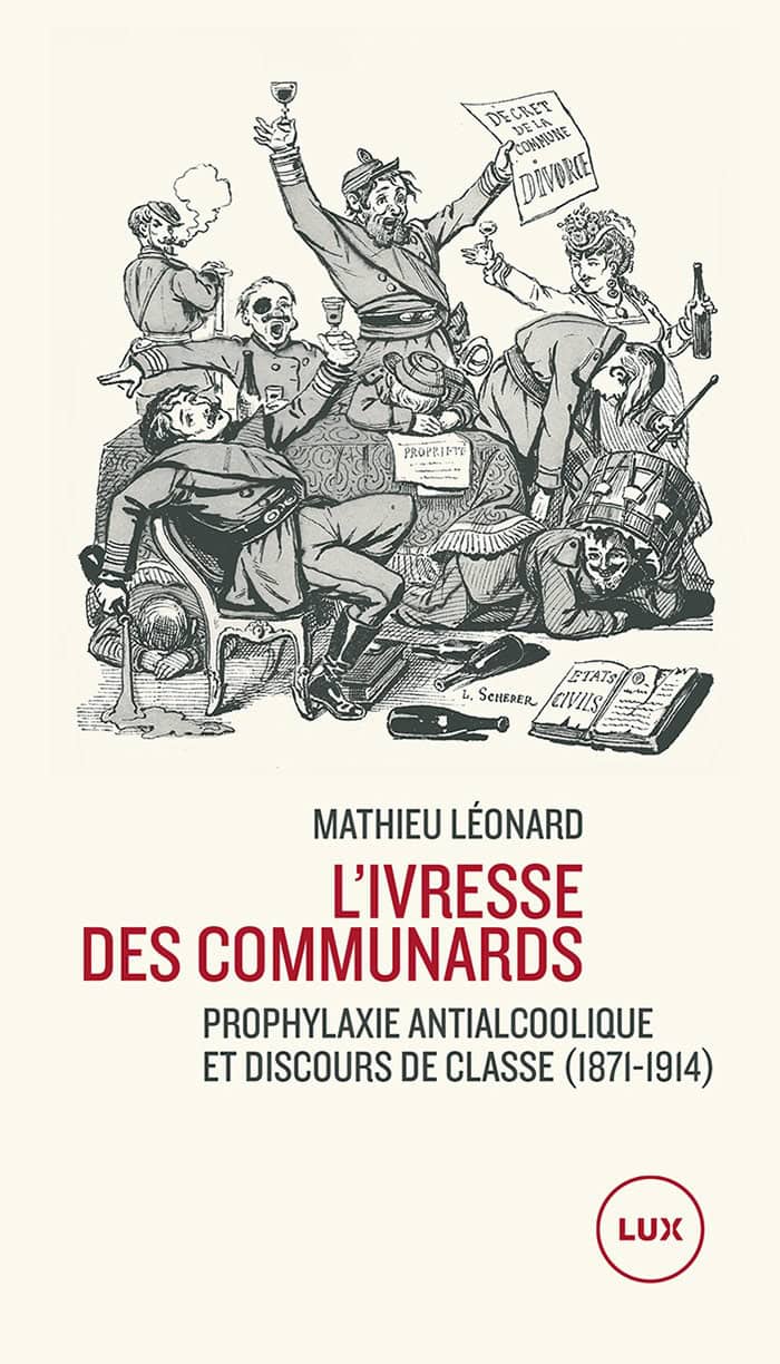 Cette étude part d’une minutieuse archéologie du mythe de l’ivrognerie des communards dans la littérature versaillaise et médicale. Elle décrit aussi comment, au lendemain de l’insurrection, l’hygiénisme s’investit d’une véritable mission sanitaire contre le «fléau de l’alcool» dont il faut détourner les classes dangereuses afin de régénérer la nation.